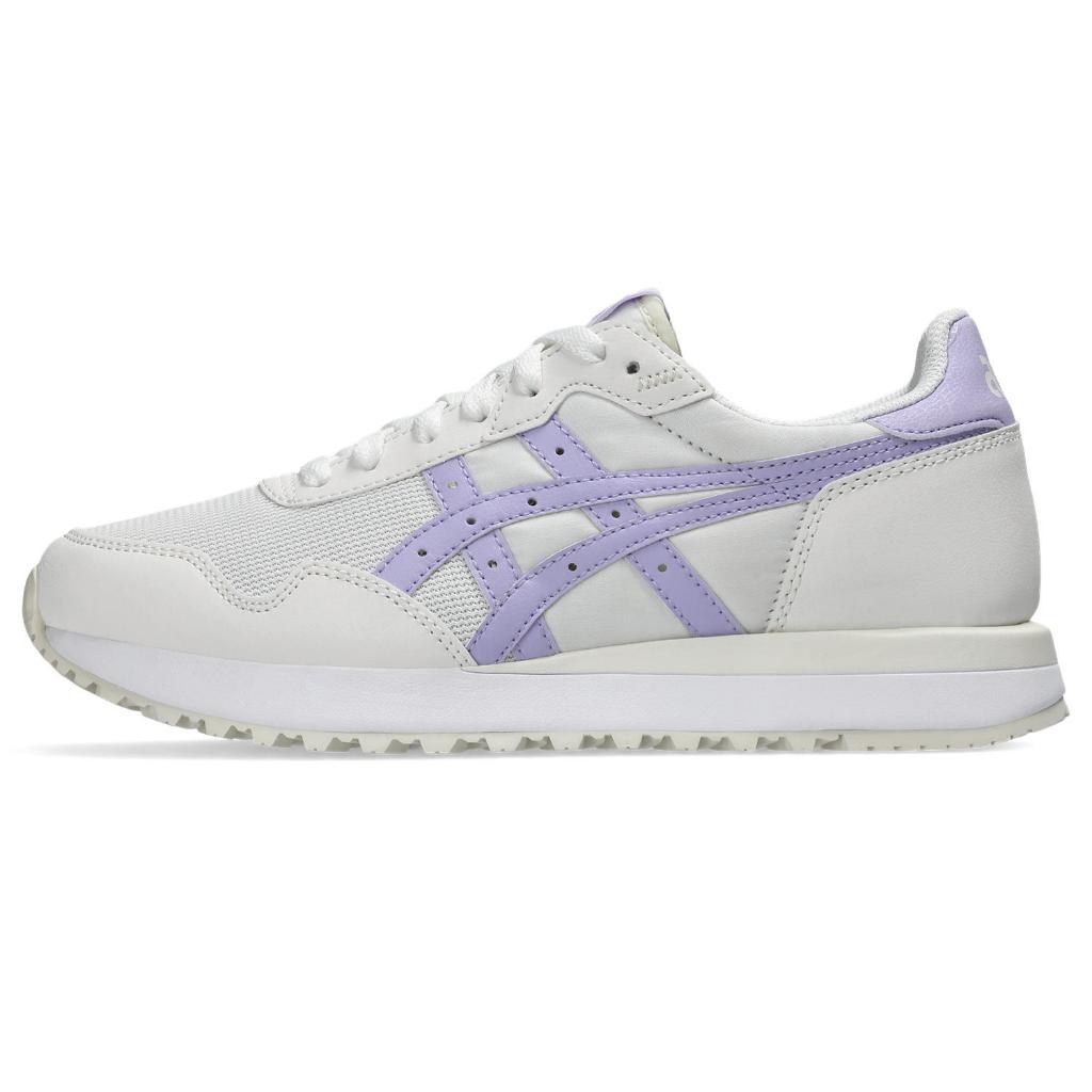 ASICS : 1202A400.106 TIGER RUNNER II WOMEN SPORTSTYLE ผู้หญิง รองเท้าแฟชั่น ของแท้  WHITE/VIOLET LIGHT
