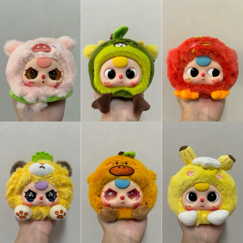 (ใช้โค้ดลด 30%) พร้อมส่งในไทย Baby three Fruits Cute พวงกุญแจห้อยกระเป๋า