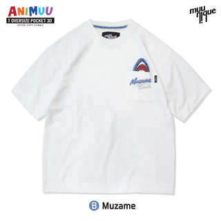MUUNIQUE T-Shirt Oversize รุ่น Pocket 3D ANIMUU AND FRIENDS