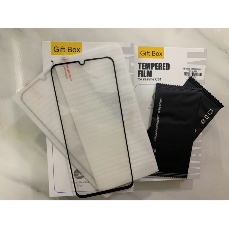 ฟิล์มกระจกแต้มจอFor Realme C61