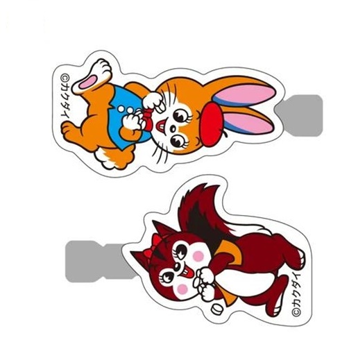 กิ๊บคู่ kuppy กิ๊บติดผมอะคริลิค Cuppy Ramune ขนาด: (โดยประมาณ) ภายใน 40 x 60 x 5 มม.