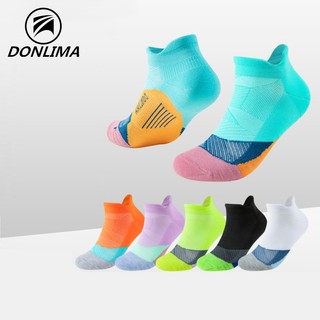 New!ถุงเท้าวิ่งรุ่นใหม่ ถุงเท้ากีฬา Donlima รุ่น DL13 รุ่นใหม่ล่าสุด ปรับปรุงใหม่ สวมใส่สบาย ระบายอากาศได้ดี กระชับเท้า