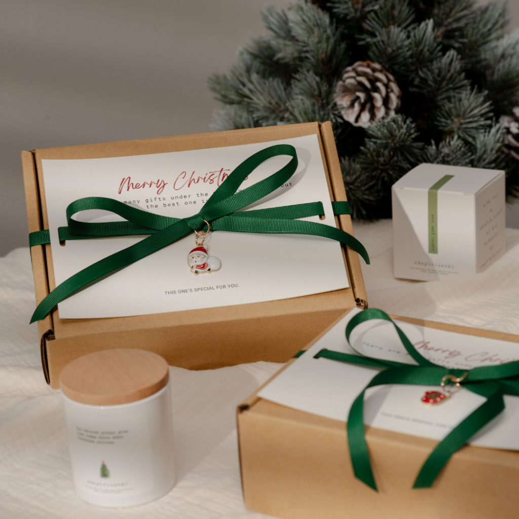 chapterscent | Christmas Gift ของขวัญคริสต์มาส ปีใหม่ เทียนหอมไขถั่วเหลืองออแกนิค 100g