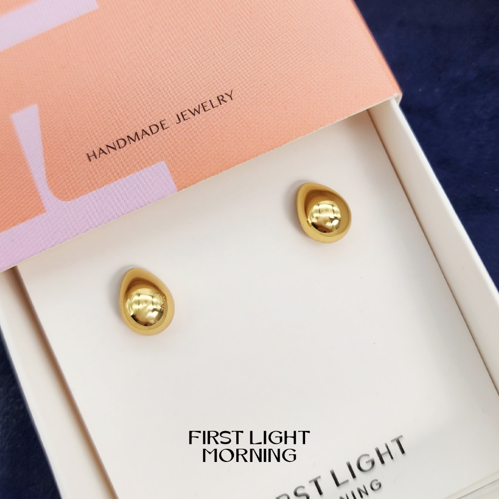 First Light Morning : Rainy Earrings - Stainless Steel ต่างหู mimimal