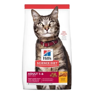 Hill Science Diet ฮิลส์ อาหารแมว แมวโต อายุ 1-6 ปี ขนาด 1.36-2 กก.