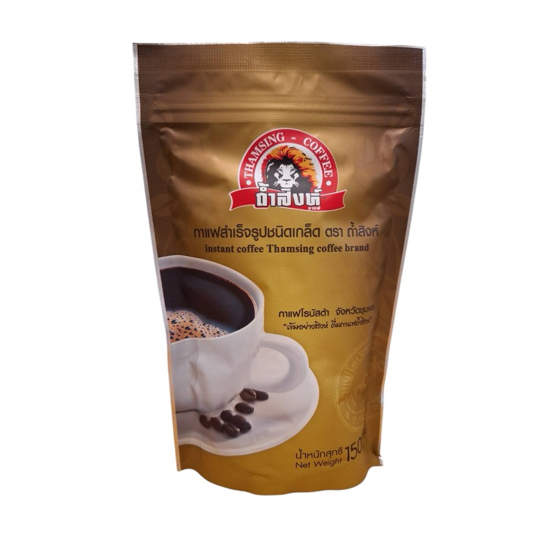 กาแฟสำเร็จรูปชนิดเกล็ด ตราถ้ำสิงห์