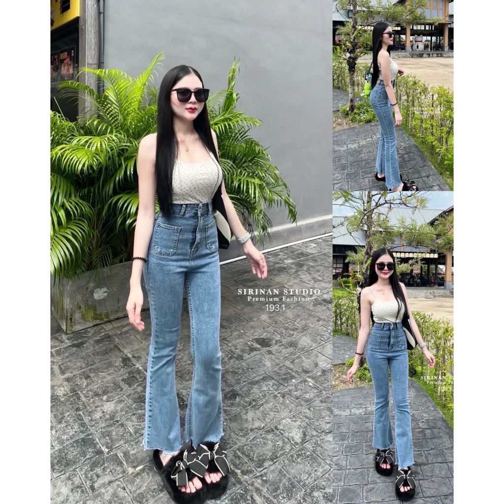【SIRINAN STUDIO #SRN 193.1】"JEANS"Hot jeans กรี๊ด!! รุ่นที่ทุกคนรอคอยมาแล้วจร้า จะว่ายังไงดีล่ะ ขายดีกันไม่ไหว