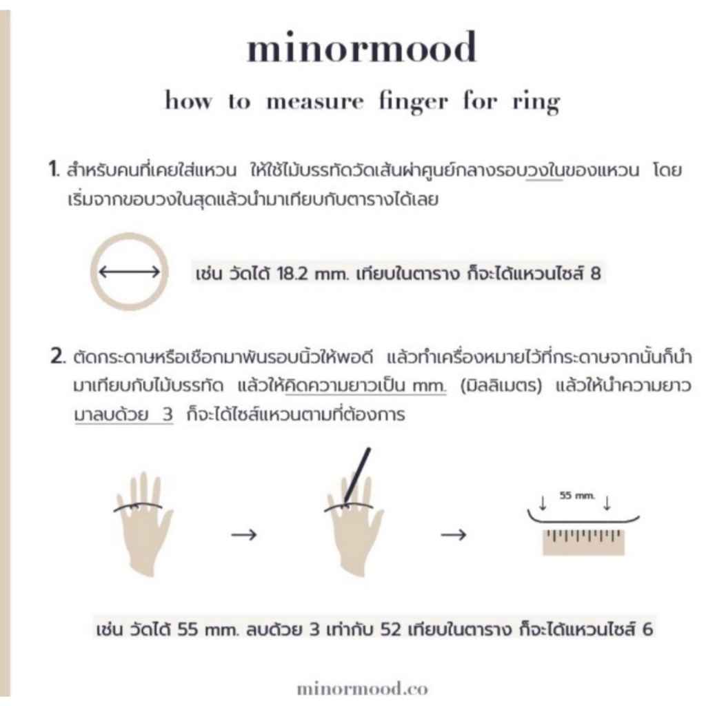 Flat round ring handcrafted by minormood แหวนเงินแท้ 925 - รูปที่ 2