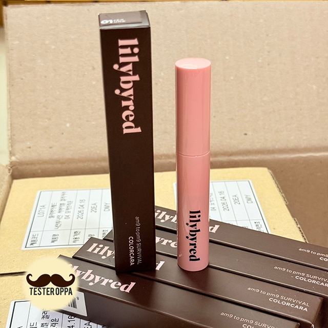 🤎✨ LILYBYRED AM9 TO PM9 SURVIVAL COLORCARA 6g — มาสคาร่าสีฟุ้ง ขนตาสวยเด้งตั้งแต่เช้าถึงเย็น ไม่แพนด้า 🇰🇷