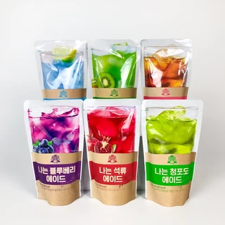น้ำถุงเกาหลี ICE TEA สำเร็จรูปเครื่องดื่ม น้ำผลไม้เกาหลี Korean Drink รส Peach Blueberry 아이스
