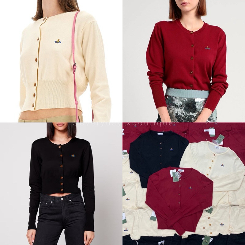 Vivi Cardigan (420฿) เสื้อคาร์ดิแกนไหมพรมแขนยาว ติดกระดุมหน้า ทรงสวยมากกก ผ้านิตไหมพรมทออย่างดี ยืดหยุ่น valen basic