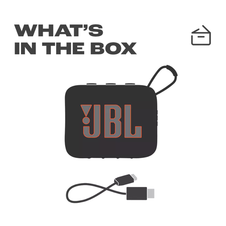 [จัดส่งฟรี]JBL GO 4 ลำโพงบลูทู ธ แบบพกพา.