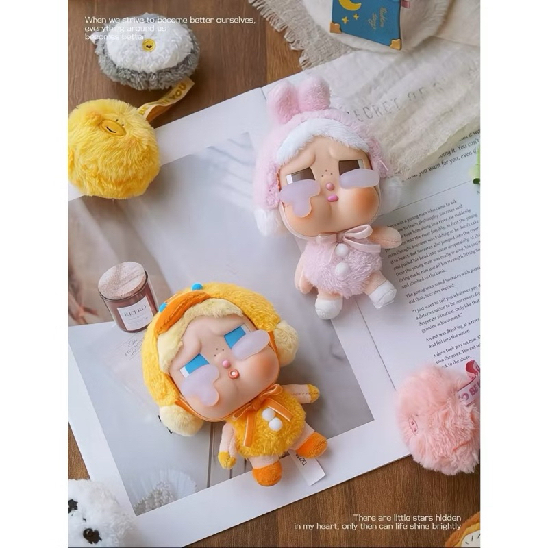 [ เช็คการ์ด ] ใช้โค๊ต 30% ได้ CRYBABY Crying Again Series-Vinyl Face Plush Blind Box พวงกุญแจ | สินค้าพร้อมส่ง