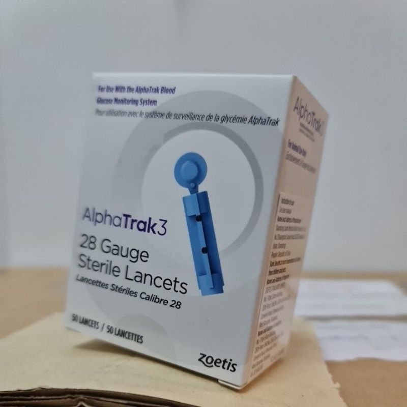 เข็มสำหรับใส่ปากเครื่องตรวจน้ำตาลสำหรับสัตว์ Alphatrak3