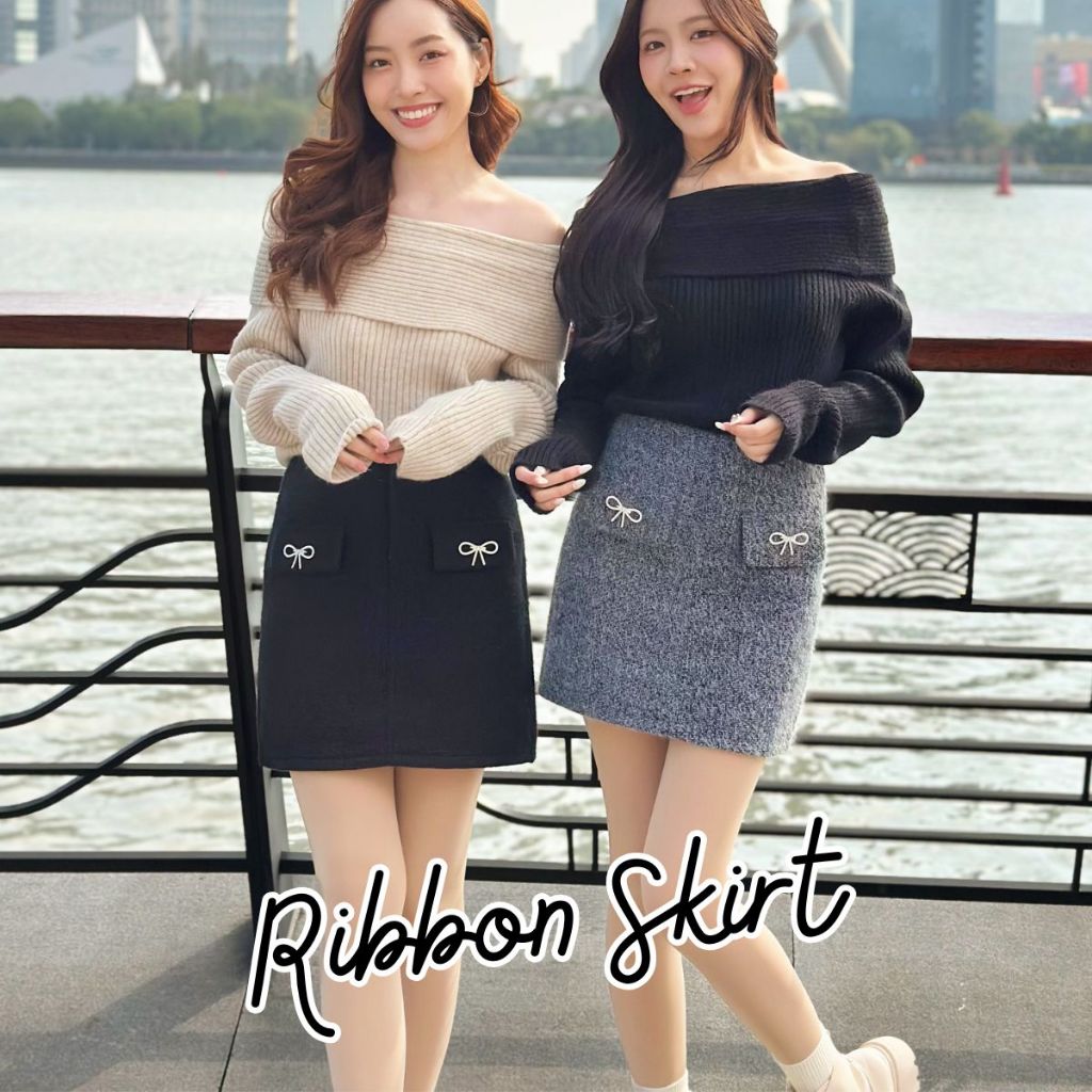 Coatmatter - Ribbon Skirt กระโปรงสั้น