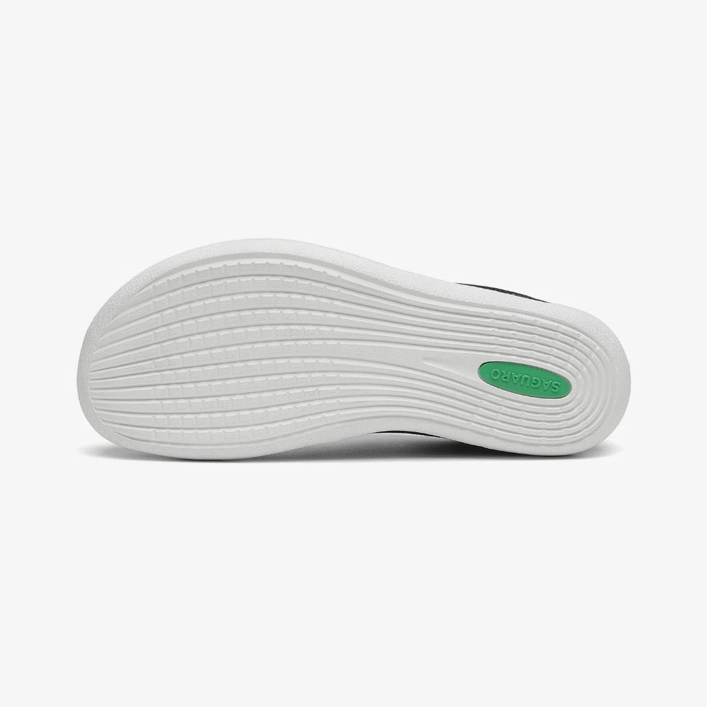 รองเท้า barefoot Saguaro หน้ากว้าง slip-on แบบลำลอง สไตล์มินิมอล Relax V สีดำ