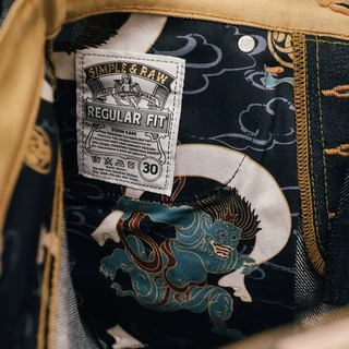 Simple&Raw - กางเกงยีนส์ SS25 RAIJIN FUJIN 24Oz. - 15th Anniversary
