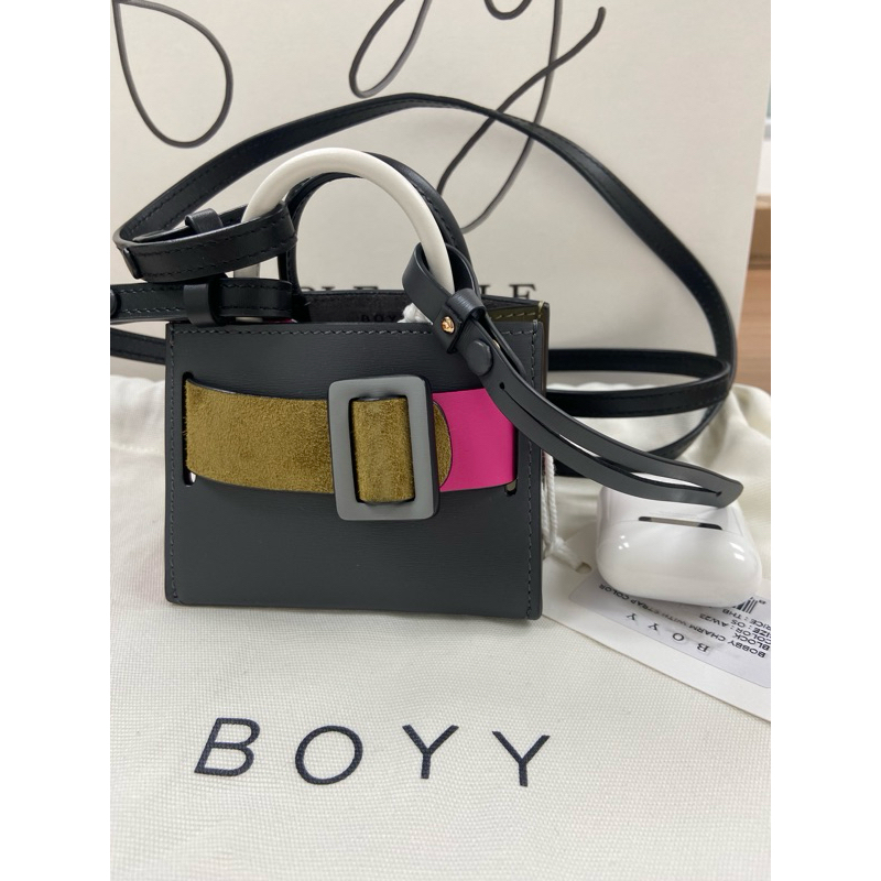 ของแท้ New Boyy Bobby charm multicolored with strap