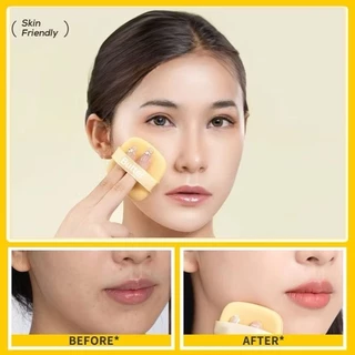 Butter Biscuit Air Cushion Powder Puff พัฟแต่งหน้า พัฟแป้งฝุ่น พัฟคุชชั่น ทรงสี่เหลี่ยม หนานุ่มไม่ระคายผิว