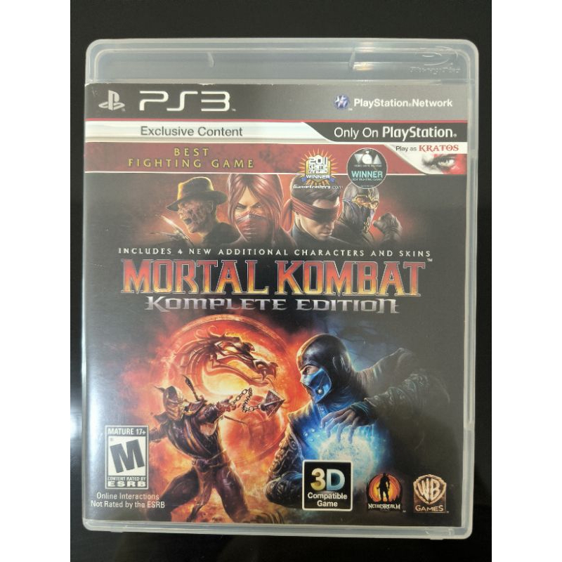 PS3 Mortal Kombat complete edition + DLC