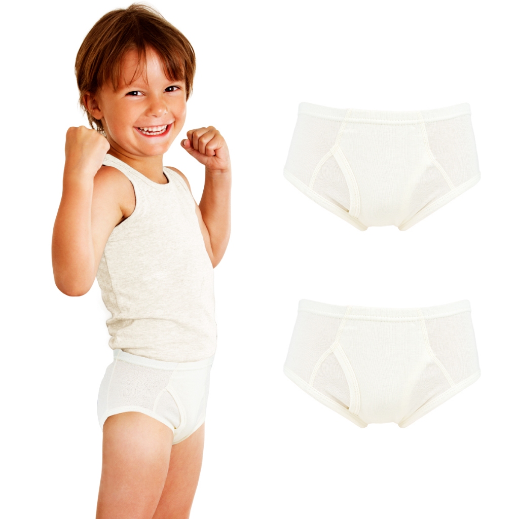 J.Press Green กางเกงในเด็กชาย ขอบหุ้มผ้า เจเพรส รุ่น G521 บรรจุ 2 ตัว/แพ็ค