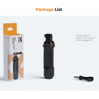 K&F MS10 Selfie Desktop Tripod 33CM For GoPro/DJI/Insta (KF09.133V3)
