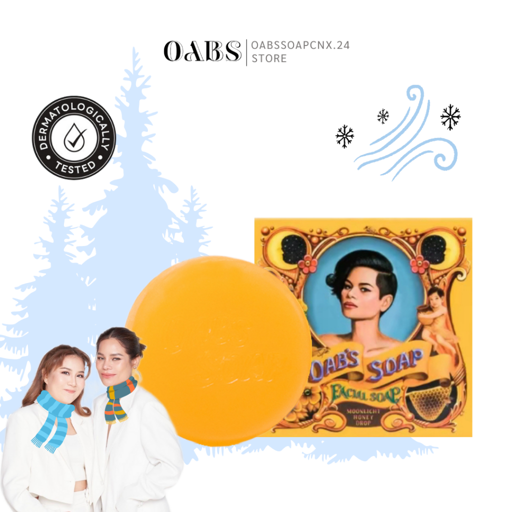 [1 ชิ้น] Oab's Moonlight Honey Drop 80 กรัม สบู่ล้างหน้าน้ำผึ้ง สิวฮอร์โมน สบู่แม่โอป สบู่โอปอล์