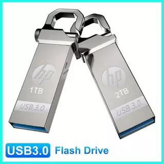 แฟลชไดรฟ์ USB 3.0 1TB 2TB ความเร็วสูง ขนาดเล็ก แบบพกพา สําหรับ HP USB3.0​​ แฟลชไดรฟ์ USB 1TB 2TB โลหะ กันน้ํา สําหรับรถ
