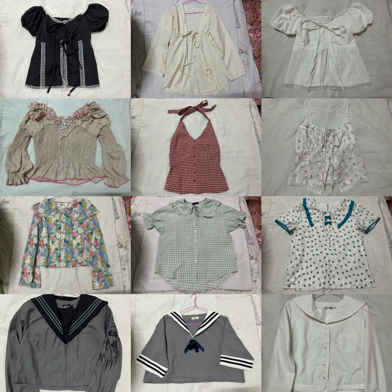 4/12/67 คอบัว กลาสี แฟรี่ เวียดนาม คริสต์มาส เสื้อ/สายเดี่ยว/เสื้อคลุม ⚓️‍♀️ มือ1 มือ2