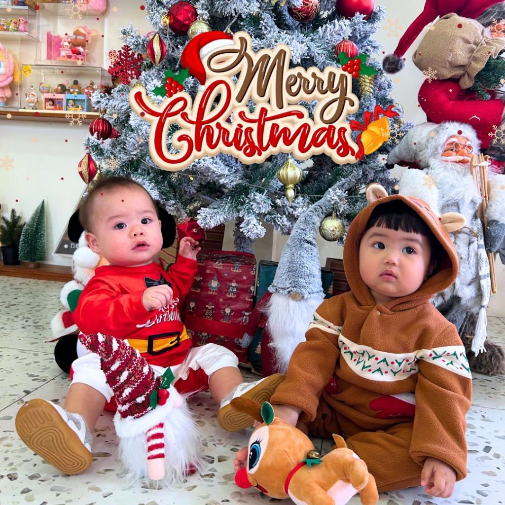 ชุดคริสมาสต์เด็กเล็ก ชุดรอมเปอร์คริสมาสต์ ซานต้าเด็ก แซนตี้เด็ก เอลฟ์เด็กเล็ก เรนเดียร์เด็กเล็ก Christmas collection
