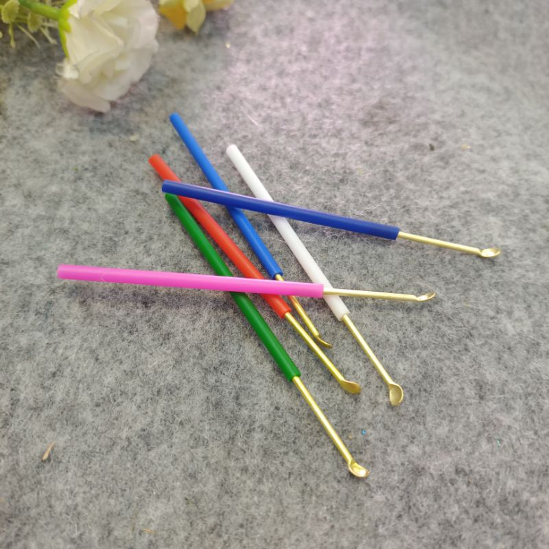 ไม้เคอะหู อุปกรณ์เคอะหู ด้ามสี สีสด