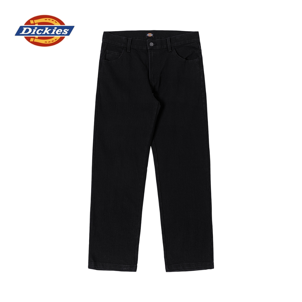 DICKIES MEN'S PANTS - BLACK DENIM กางเกง กางเกงขายาวผู้ชาย