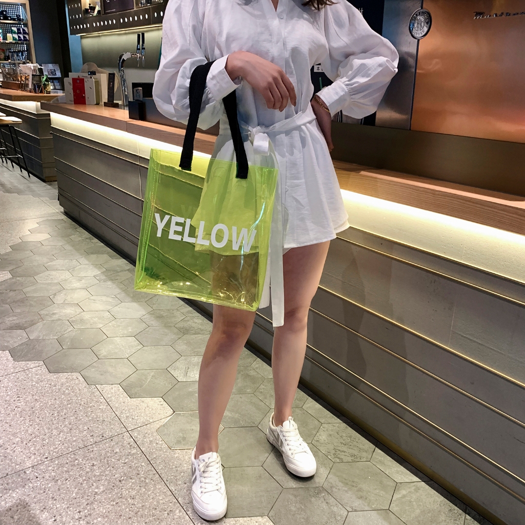 myspacefashion(MY957)กระเป๋าสะพายข้างรหนังPVCสกรีนตัวอักษร - รูปที่ 2