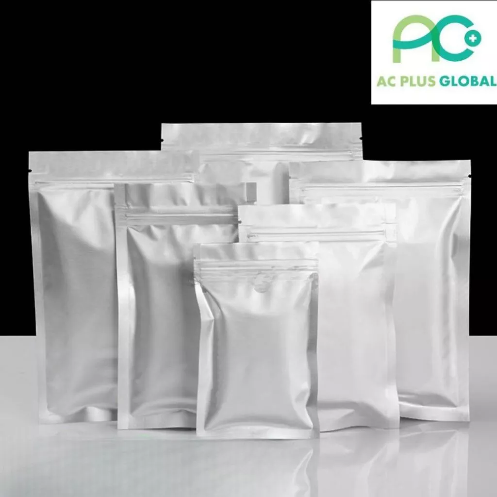 ถุงซิปล็อค ถุงฟอยด์ทึบ ตั้งไม่ได้ ขนาด [50ใบ]-acplusglobal