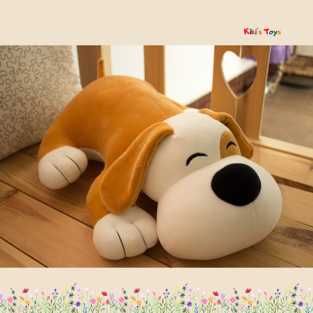 พร้อมส่ง ตุ๊กตาหมา ตุ๊กตาสุนัข ขนนุ่ม มีหลายขนาด รูปที่ 6