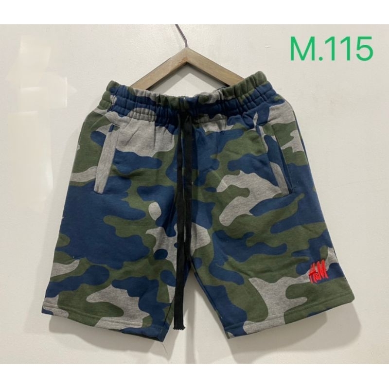 กางเกงขาสั้นลำลองลายปักHM