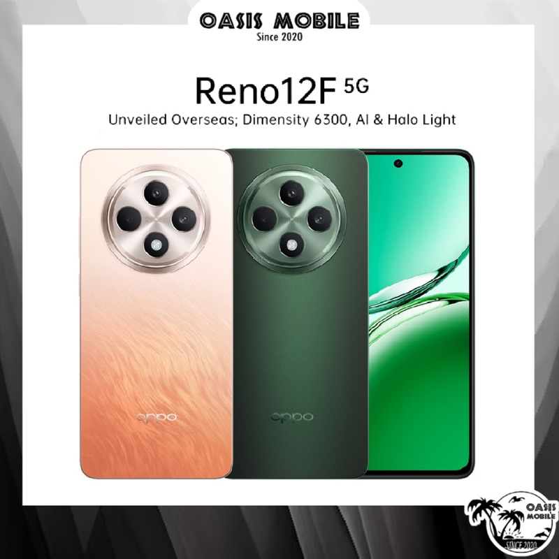 [Sale] OPPO Reno12 Pro l Reno 12 l Reno 12F 5G AI Portrait , AI Linkboost กล้อง 50 MP ชาร์จไว 80W แบต 5,000 mAh