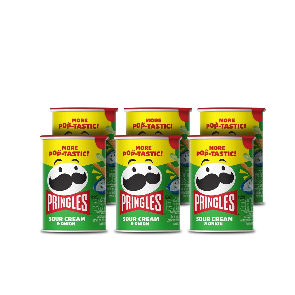 Pringles พริงเกิลส์ ซาวครีมและหัวหอม 42ก. แพ็ค 6 thumbnail 3