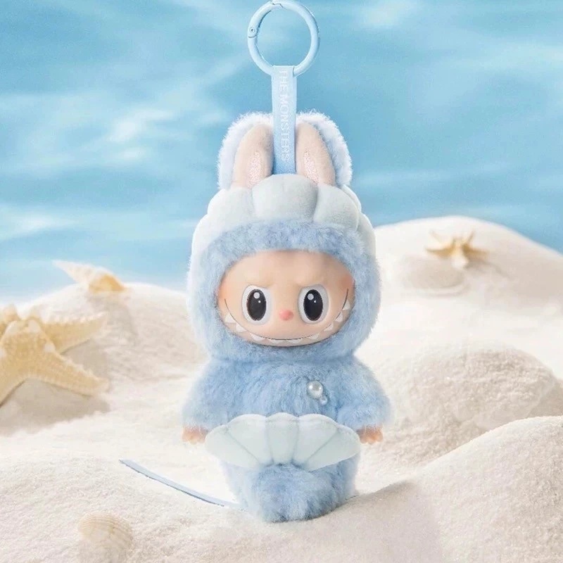 【ของแท้ 】 Popmart LABUBU Limited Fishtail Lion Vinyl Plush Doll 【น่าสะสมและซื้อครับ 】