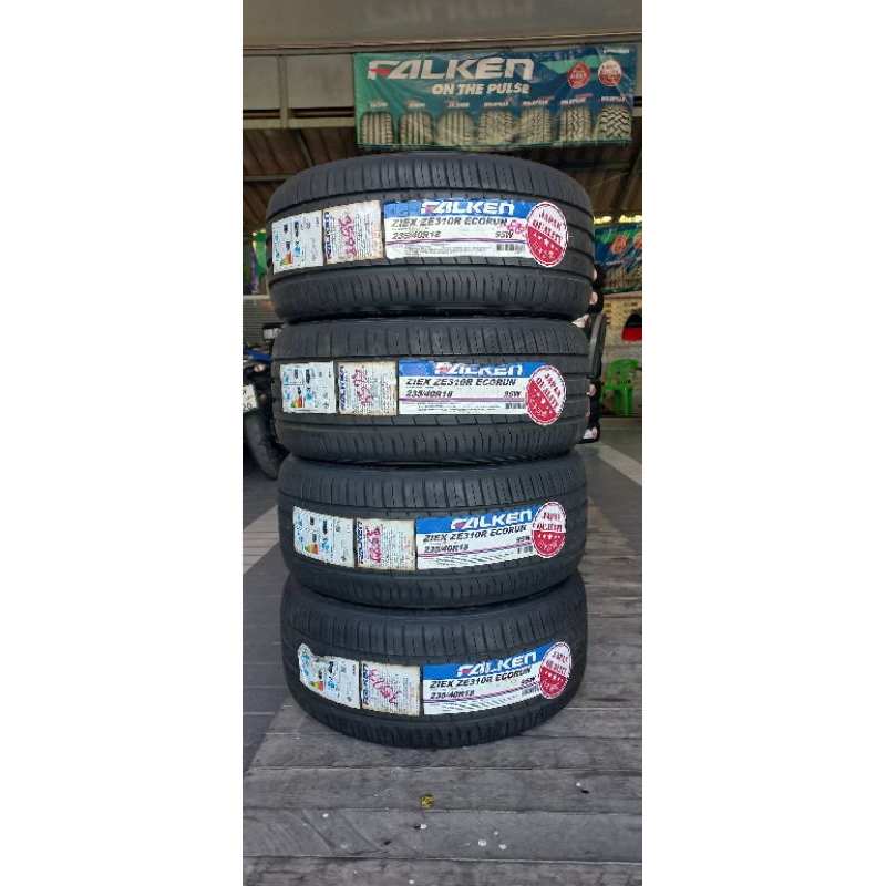 235/40r18 falken ziex ze310r ยางใหม่ปี2023 รวม4เส้น แถมจุ้มลม4ตั