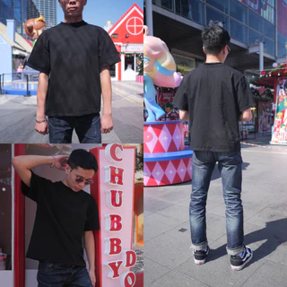 KEBE เสื้อยืด ผ้าคอตตอน no.20 ทรง Boxy Tee คอฟิต สไตล์วัยรุ่นอเมริกา ใส่ได้ทั้งชายและหญิง
