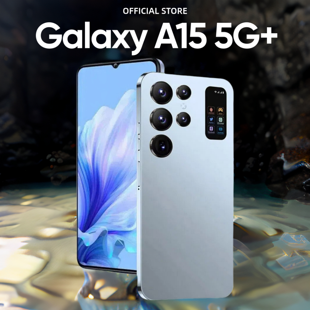 【COD】โทรศัพท์มือถือ A15 5G โทรศัพท์ รองรับ2ซิม Smartphone 4G/5G แรม12GB รอม 512GB โทรศัพท์ถูกๆ