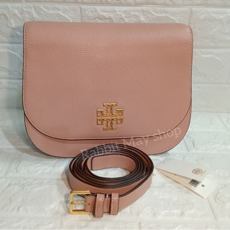 🐇กระเป๋า Tory Burch Britten Flap Saddle Bag แท้ 💯%  มือ✌️