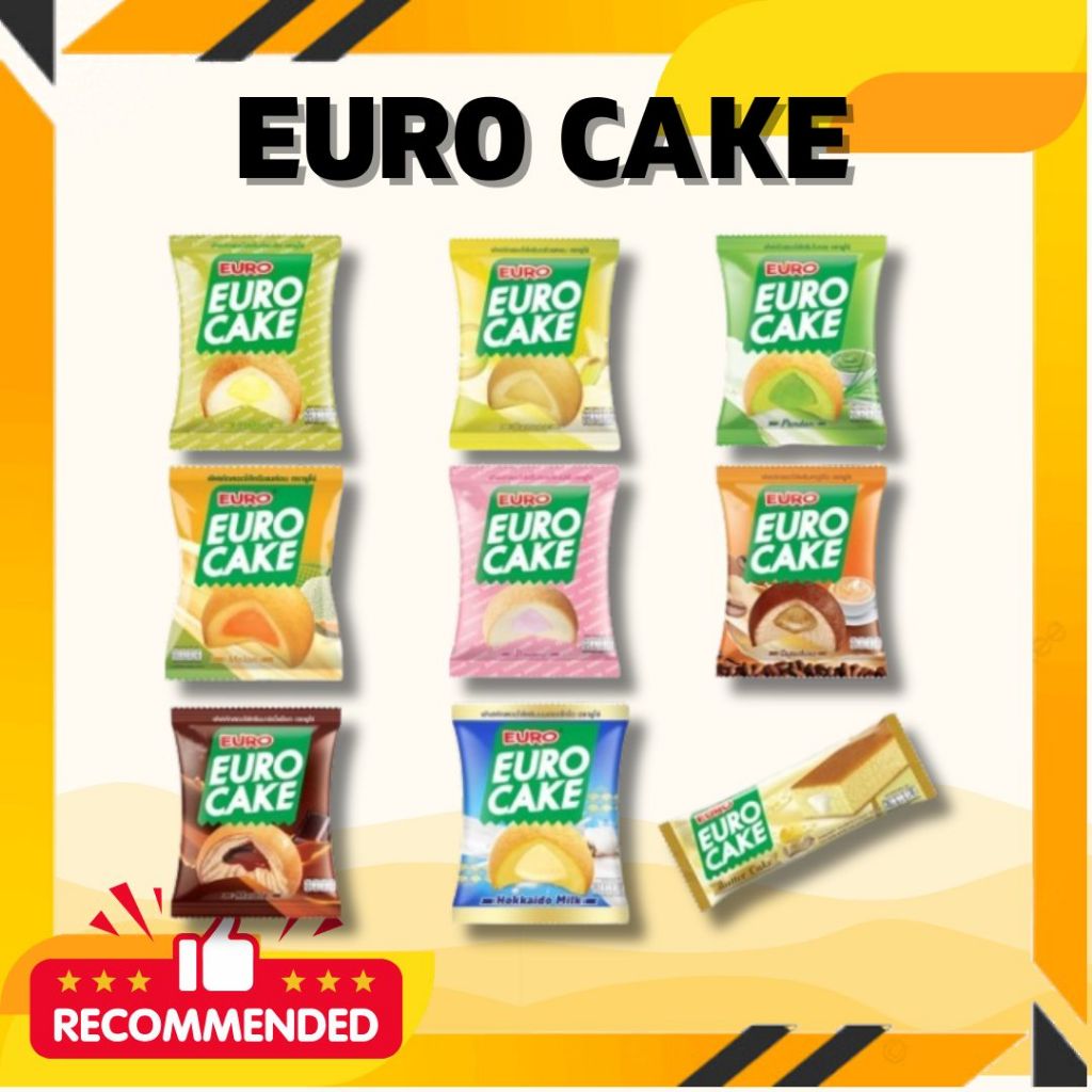 ใช้โค้ด 40% 50% กับ EURO ยูโร่ พัฟเค้กสอดไส้ครีมคัสตาร์ด ครบรส อร่อยมากบอกต่อ!!