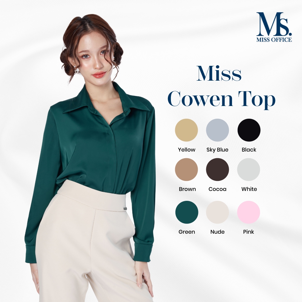 [ส่งฟรี] Miss Office (Best Seller) เสื้อเชิ้ตสาบซ่อน Gen2 (MT-156)