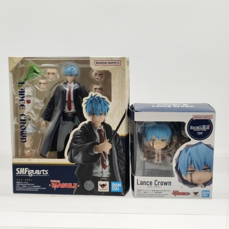 ฟิกเกอร์ มือ1เทปเบิล S.H.Figuarts Lance Crown MASHLE BANDAI FIGUARTS MINI LANCE CROWN