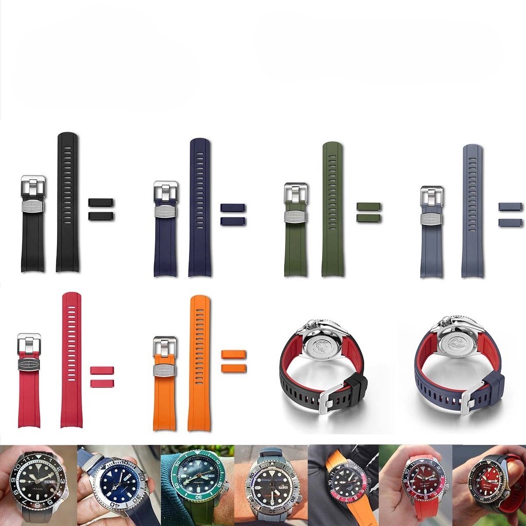 สายนาฬิกา Crafter Blue รุ่น CB10 สำหรับ Seiko รุ่น Seiko 5sports และ SKX007,009,011,A65