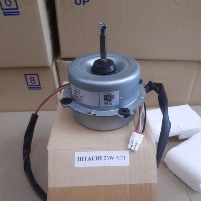 มอเตอร์คอยร้อนแอร์ HITACHI 23W AC หมุนขวา