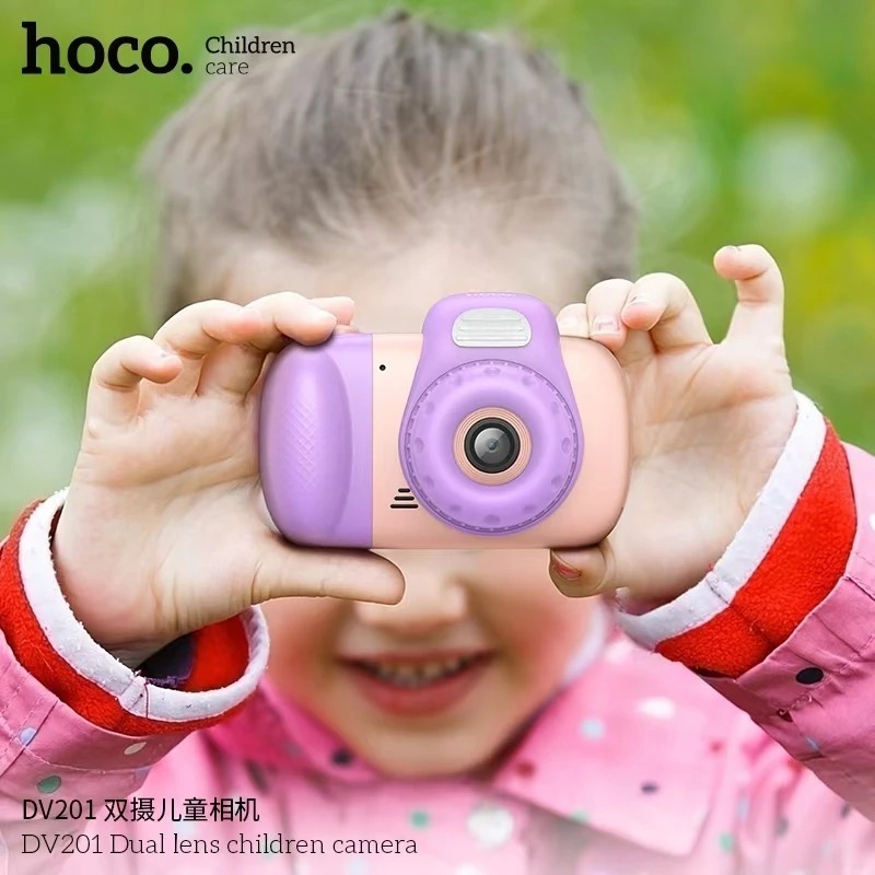 HOCO DV201 กล้องถ่ายรูป กล้องถ่ายรูปดิจิตอลสำหรับเด็ก ถ่ายได้จริง FULL HD 1080p Camera for kids