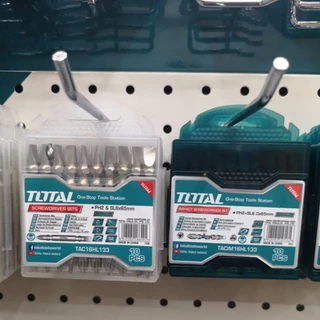Total ดอกไขควง ปากแบน + ปากแฉก (10 ชิ้นชุด) รุ่น TAC16HL133 / TACIM16HL133 ( Screwdriver Bits ) ดอกไขควงลม